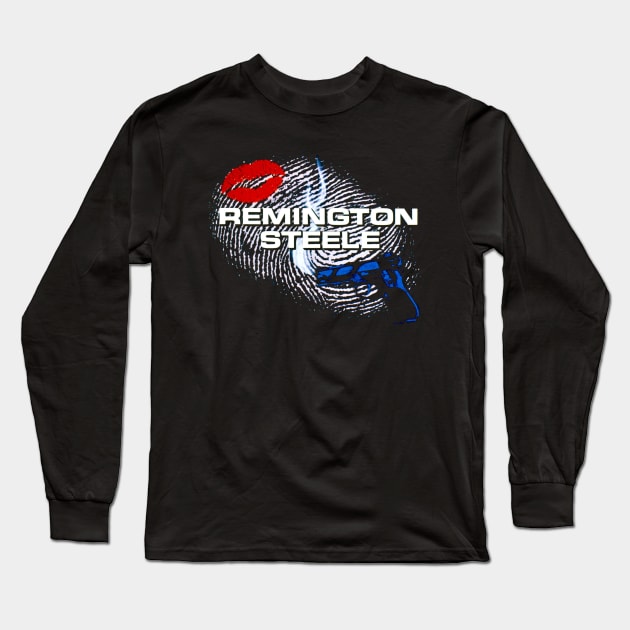 Remington Steele Long Sleeve T-Shirt by MindsparkCreative